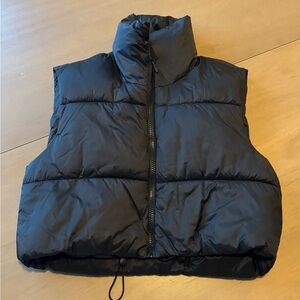 Black Puffer Vest